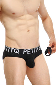 Brief Protruder Detachable Bee Black