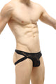 Tanga Jockstrap Encaje Negro