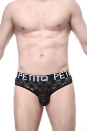 Jockstring Elne Lace Black