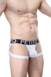 Jockstring Seyre Bee White