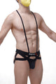 Jockstring Suspenbust Black