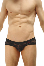 Mini Boxer Lace Black