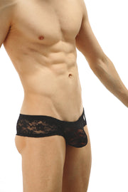 Mini Boxer Lace Black