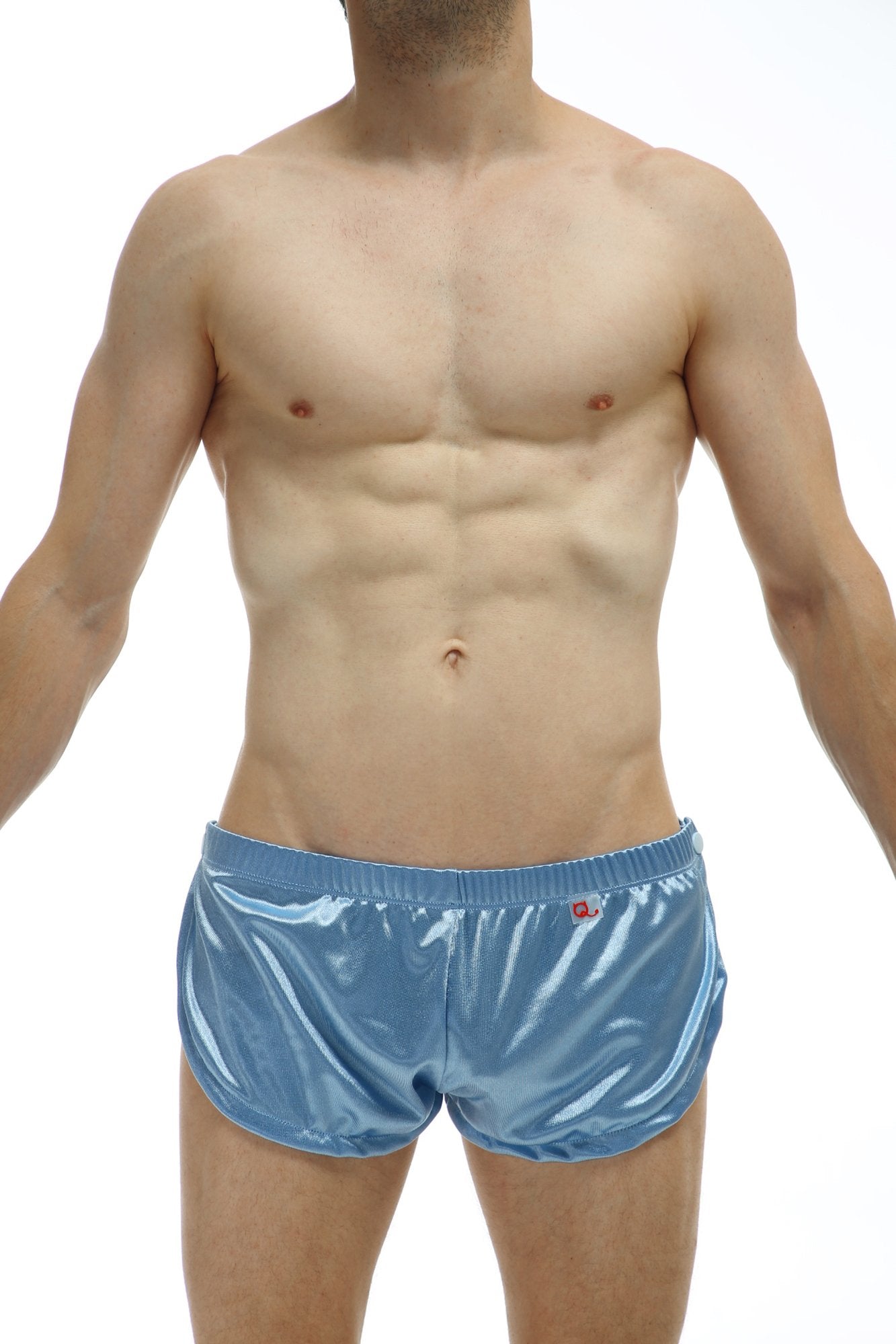 Short 2025 satin homme