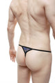 G-string Crotchless Lace Gray