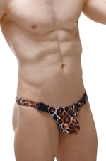 Swim Thong Clip Leopard