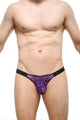 Thong Annoix Cheetah Purple