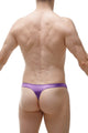 Thong Chill Satin Purple