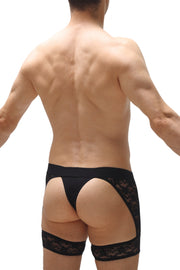 Thong Maiserey Lace Black