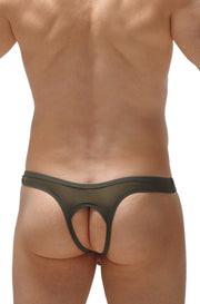 Thong Open Cuens Plum Olive